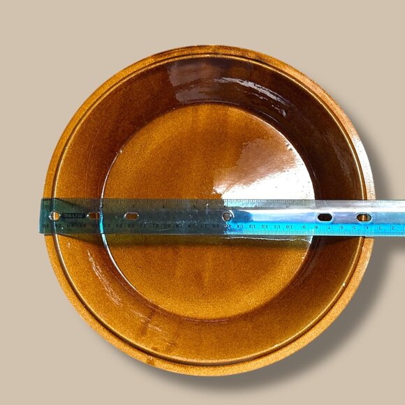 Vintage Ceramic Pie Dish Cherry Pie Design 10.5" Decorative Display & Baking Dis - Picture 4 of 16